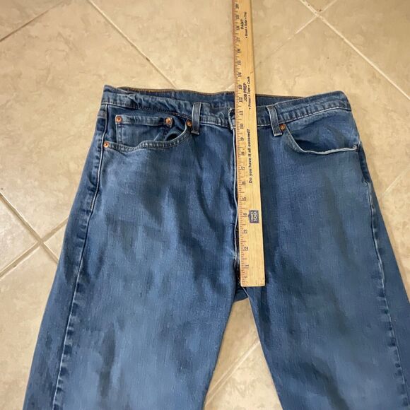 Levi's 505 Jeans Men's actual 34x30” Straight Leg Blank Red Tag - Picture 12 of 16